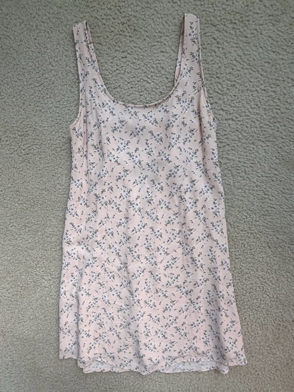 American Eagle Outfitters Pale Pink Floral Slip Dress
